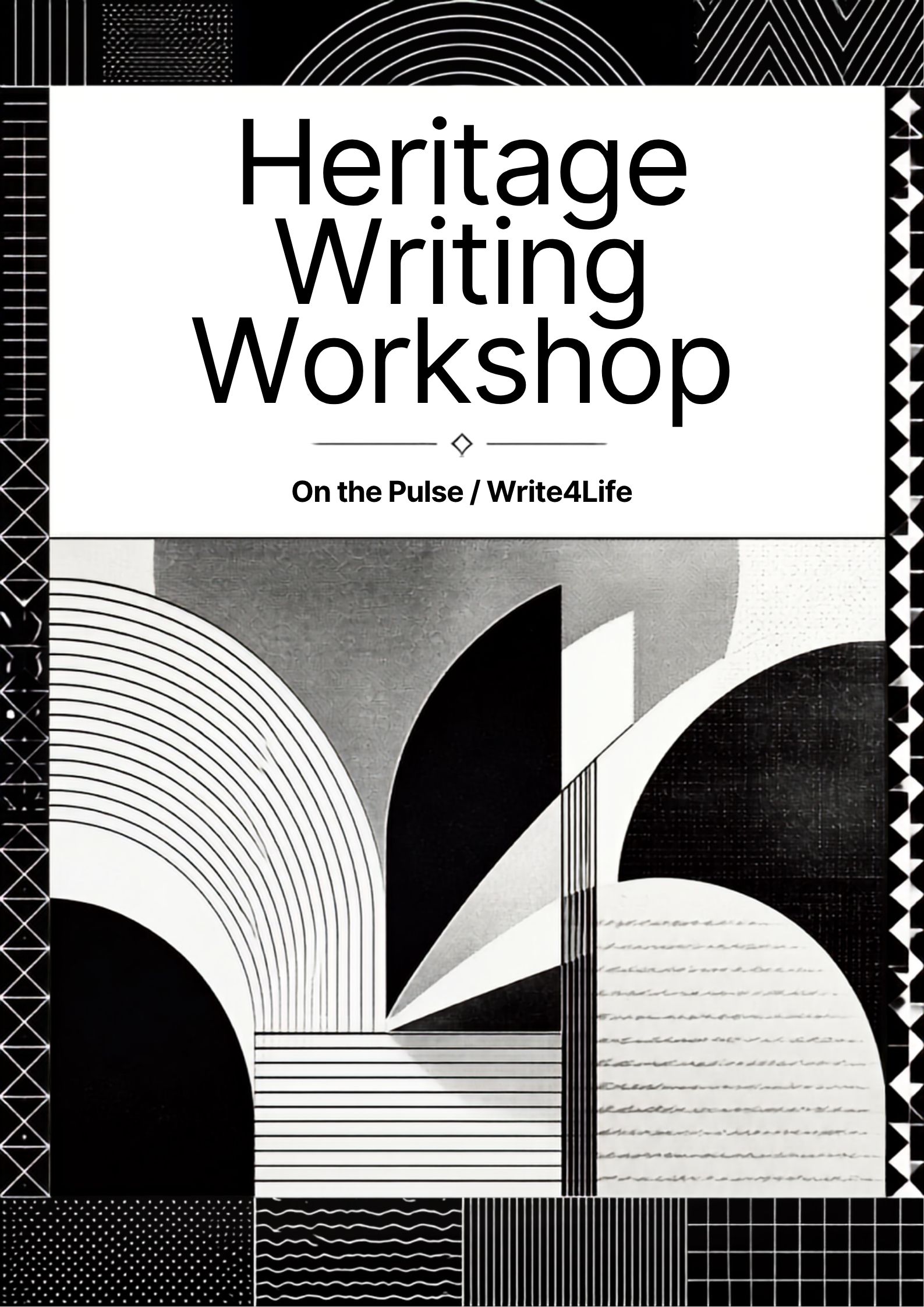 Heritage Writing Workshop resource cover